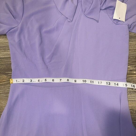 LONDON TIMES Womens Orchard Maxi Dress. Zipper Back. Bow Front. NWT. 2 - Picture 5 of 8